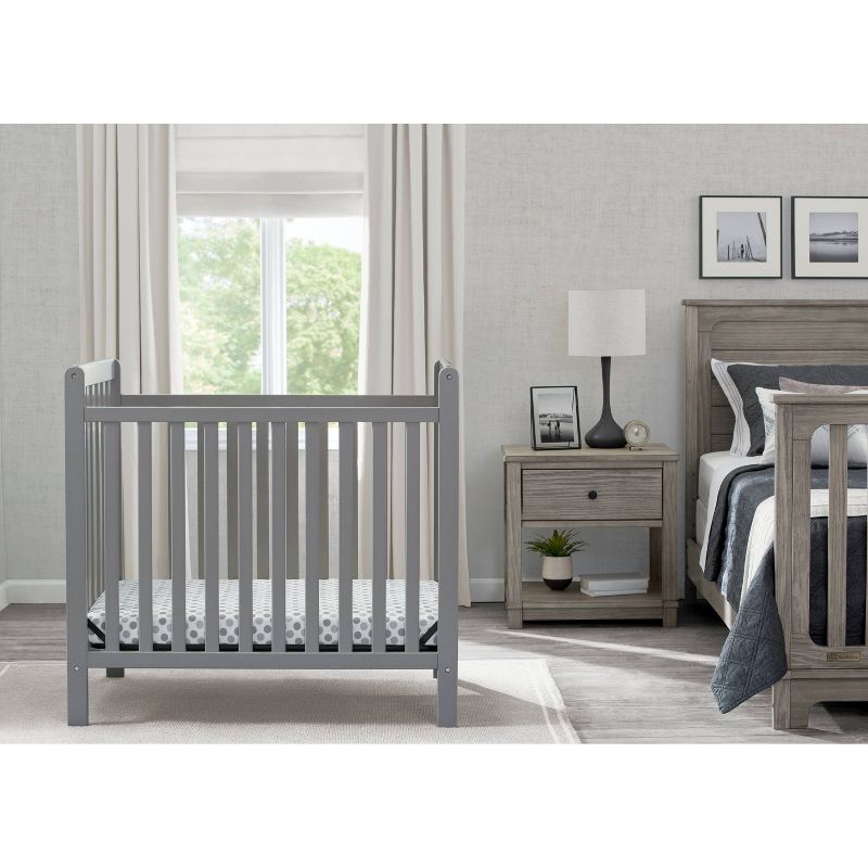 Delta Children Classic Mini Crib Convertible to Twin Bed, 4 of 9