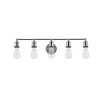 Elegant Lighting Serif 5 light chrome Wall Sconce - 3 of 4