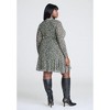 ELOQUII Women's Plus Size Wrap Front Keyhole Mini Dress - 4 of 4
