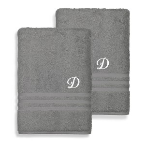 Linum Home Textiles 100% Turkish Cotton 2PC Denzi Bath Towel Set - 1 of 1