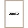 PosterPalooza | 20x30 Thin Barnwood Picture Frame, UV Acrylic, 2 Finishes - Grey and Black - 2 of 4