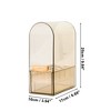Unique Bargains Dust-proof Makeup Organizer Brown 1 Pc - 3 of 4