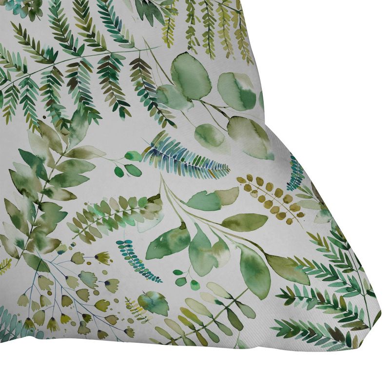 Ninola Design Botanical Collection Square Throw Pillow Green - Deny Designs, 4 of 6