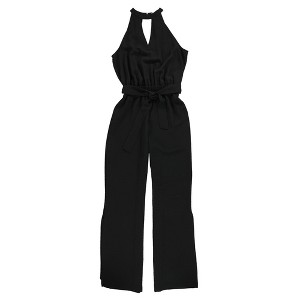 bar III Womens Belted Wide-Leg Jumpsuit - 1 of 2