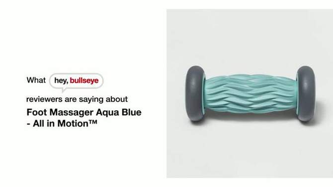 Foot Massager Aqua Blue - All In Motion&#8482;, 2 of 5, play video