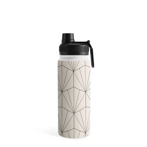 Colour Poems Gisela Geometric Line Pattern I Water Bottle - Society6 - 1 of 4
