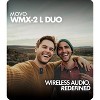 Movo WMX-2-L-DUO Dual Wireless Lavalier Microphone with Charging Case for iPhone 14 and below - 2 of 4