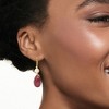 Ross-Simons 20.00 ct. t.w. Ruby and Cultured Pearl Earrings in 14kt Yellow Gold - 2 of 3