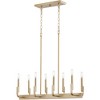 Quorum Lighting Tempo 8 - Light Pendant in  Aged Brass - 4 of 4