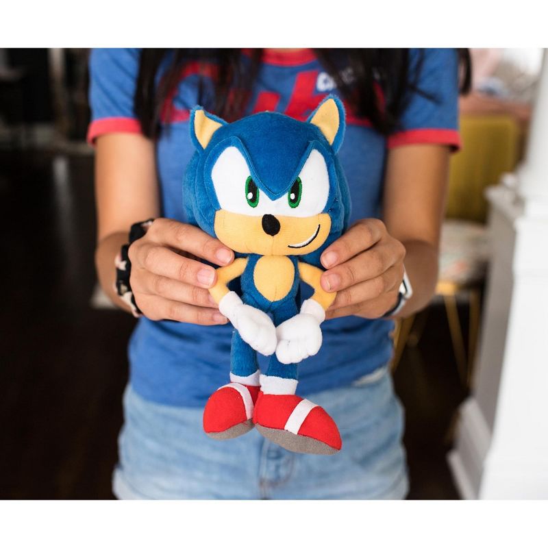 Sonic The Hedgehog Collector Plush Toy Clip-On | 8 Inches Tall, 4 of 8