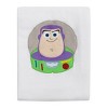 NoJo Disney Toy Story It's Play Time White, Green, and Purple, Buzz Lightyear Shaped Toddler Blanket - 4 of 4