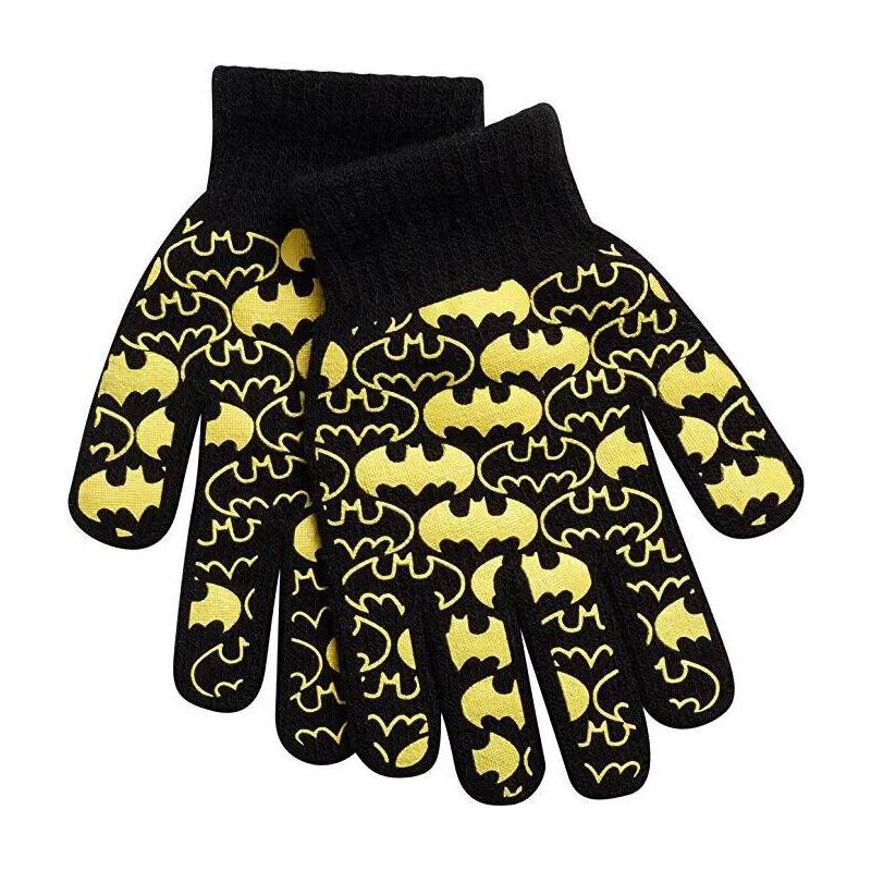 DC Comics Batman Boys 4 Pack Mittens or Gloves, Kids Ages 2-7, 2 of 6