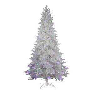Kurt Adler 9-Foot Pre-Lit Multi-Colored LED Jackson White Pine Tree - 1 of 1