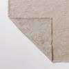 Kate Aurora Robyn Leaf Raised Jacquard Lux Fabric Shower Curtain - 72" x 72" - 3 of 4