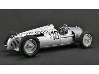 Auto Union Type C #18 Bernd Rosemeyer Eifel Race Nurburgring (1936) Limited Edition to 1500 pieces 1/18 Diecast Model Car by CMC