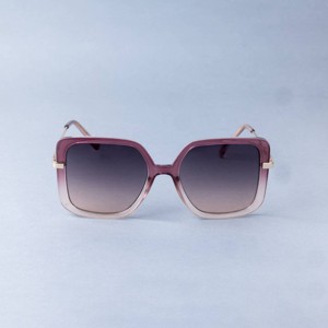 Women's Oversized Ombre Square Plastic and Metal Sunglasses - A New Day™ Pink - 1 of 2