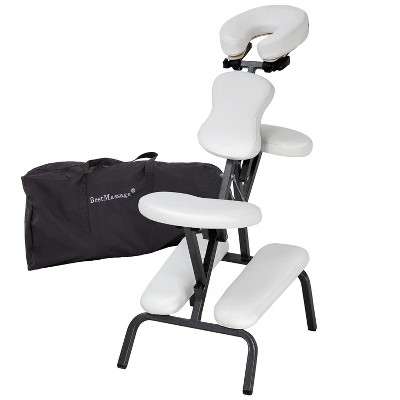FDW Massage Chair Portable Tattoo Chair Folding Height Adjustable 3” Thick Sponge Light Weight Therapy Chairs Spa Chairs