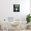 Stupell Industries Lunar Butterfly Hot Air Balloon Surreal Ocean Sky Canvas Wall Art - 2 of 4