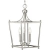 Progress Lighting Parkhurst 3-Light Pendant Brushed Nickel Steel Lantern Collection - 4 of 4
