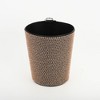 Unique Bargains Car Trash Can Portable Seat Back Trash Bin Gold Tone - 3 of 4