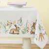 Design Imports Spring Bunny Hop Printed Tablecloth -  60 X 84" - 2 of 4