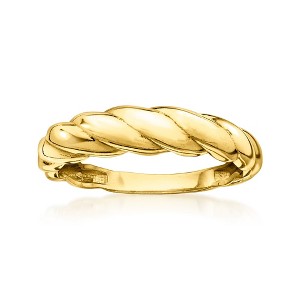 RS Pure by Ross-Simons 18kt Gold Vermeil Twisted Shrimp Ring - 1 of 4