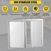 28" W x 19" H Stainless Steel Outdoor Kitchen Double Access Doors, Flush Mount BBQ Cabinet Doors - 2 of 4