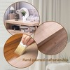 NicBex Minimalist 2-Tier Wood Texture Coffee Table for Living Room,Retro Rectangular Center Table,Living Room Furniture - 3 of 4