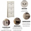 SKRAN Modern Shoe Cabinet with Flip Drawers, Freestanding Shoe Organizer with Adjustable Shelf, Narrow Shoe Rack Cabinet for Entryway,Foyer,Hallway - 4 of 4