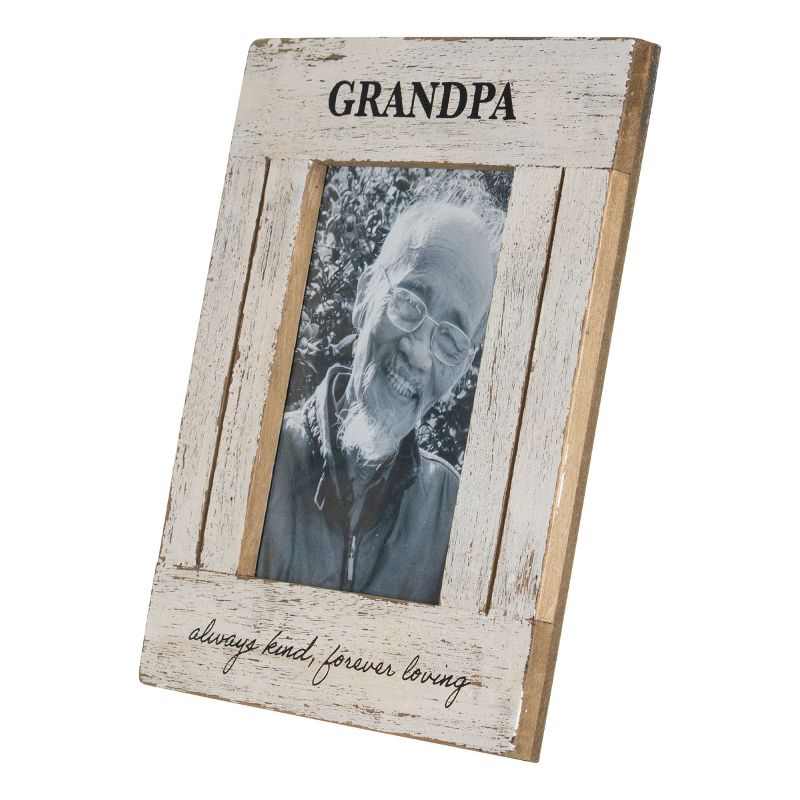 5x7 Inches Grandpa Always White Wood & Glass Photo Frame - Foreside Home & Garden, 2 of 9