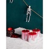 3x3 Pillar Candles Set of 3 - Rustic Unscented No Drip Bloody Candles for Halloween Decor, Parties, Gothic D¨¦cor - 4 of 4