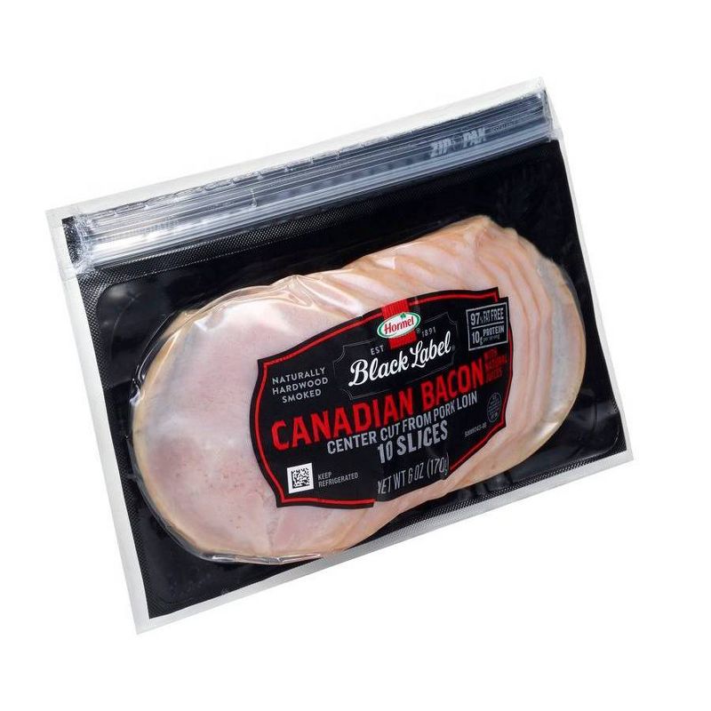 Hormel Fully Cooked Premium Canadian Style Bacon - 6oz, 3 of 6