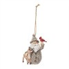 Santa with Deer and Cardinal Bird Ornament (Set of 6) - 3 of 4