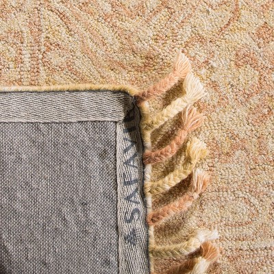 Ivory Geometric Hand-Tufted Wool Runner Rug - 2'3" X 7'