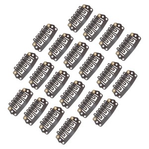 Unique Bargains U Shape Snap Hair Extension Clips 20 Pcs - 1 of 4