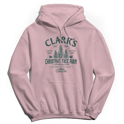 National Lampoon Men's Clarks Christmas Tree Long Sleeve Graphic Cotton Sweatshirt Hoodie