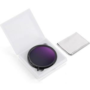 Boersma 67mm True Colors Variable ND Filter ND2-ND32 & CPL, 2 in 1 Adjustable Neutral Density and Circular Polarizing Filter, Multi Coated HD Optical - 1 of 4