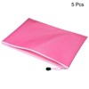 Unique Bargains Waterproof Cloth Zipper Home Office Travel File Bags 5 Pcs - 3 of 4