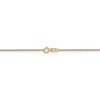 Black Bow Jewelry 0.9mm, 14k Yellow Gold, Solid Curb Chain Necklace - 4 of 4