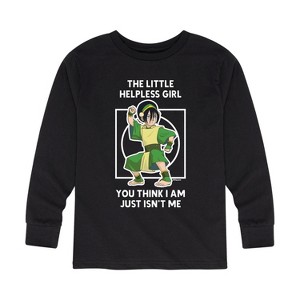 Boys' - Avatar: The Last Airbender - Toph Long Sleeve Graphic T-Shirt - 1 of 4