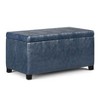 Sapphtopaz 35.6" Storage Bench Ottoman with Storage Rectangle Storage Ottoman Entryway Bench for Bedroom, Living Room - 3 of 4