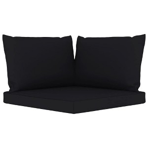 vidaXL Chair Cushion 3 Pcs, Water Repellent Outdoor Pallet Cushion, Seat Cushion Sofa Pad for Garden Patio Furniture - 1 of 4