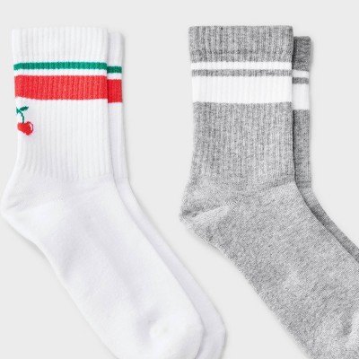 White/Heather Gray/Coral