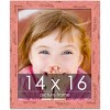 PosterPalooza | Shabby Chic Pink Picture Frame - UV Acrylic, Foam Board Backing, Hanging Hardware - 2 of 4