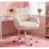 Okak Modern Adjustable Swivel Office Chair with Armrests & Wheels,Plush Comfort Task Chair for Home Office,Living Room - 2 of 4