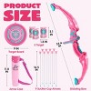 Joyfy Bow and Arrow Set for Kids, LED Light Up Archery Toy Set for Kids Indoor Outdoor Play, Gift for Boys Girls Aged 6+ - 2 of 4
