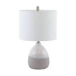 26" Chrislie (Includes LED Light Bulb) Table Lamp Gold/Brown