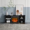 HOMLUX Modern Fireplace TV Stand for TVs up to 65" with 1400W Electric Fireplace - 2 of 4