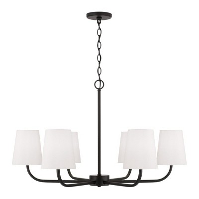 Capital Lighting Brody 6 - Light Chandelier in  Matte Black