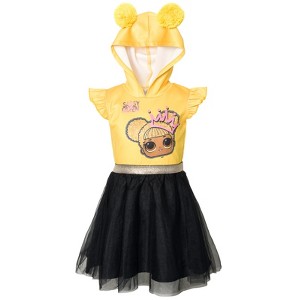L.O.L. Surprise! Queen Bee Girls Mesh Dress Toddler to Big Kid - 1 of 4